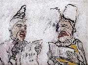 James Ensor The Grotesque Singers painting